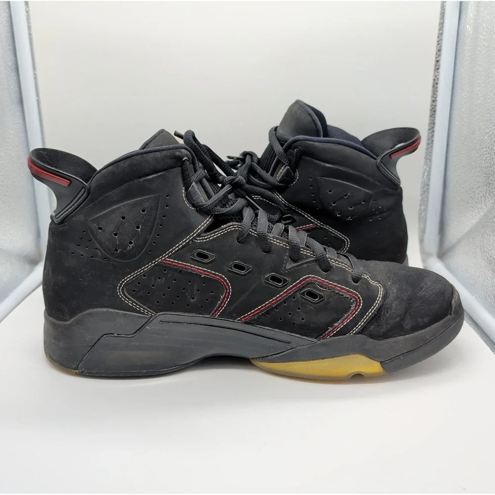 Air Jordan 6-17-23 Sneaker Shoes Black University Red DC7330-003 Men's Size 12